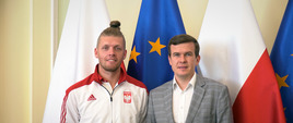 Minister z zawodnikiem