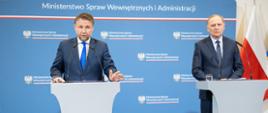 Konferencja prasowa nt. wyników kontroli przeprowadzonej w związku ze zdarzeniem z udziałem śmigłowca policyjnego Black Hawk w Sarnowej Górze w sierpniu 2023 r.