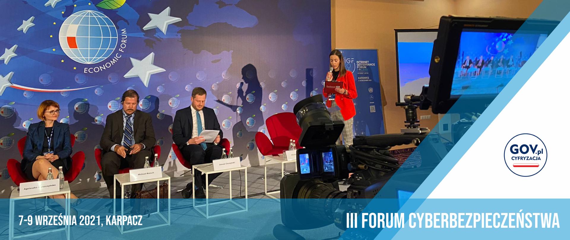 Uczestnicy panelu dyskusyjnego