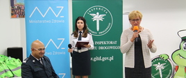 Lekcja bezpieczeństwa, Wiceminister Józefa Szczurek-Żelazko