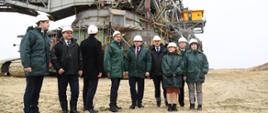 Wizyta ministra Zbigniewa Ziobro w Kopalni Węgla Brunatnego Bełchatów