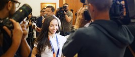 Powitanie polskich lekkoatletów - uczestników ME Berlin 2018 Sofia Ennoui