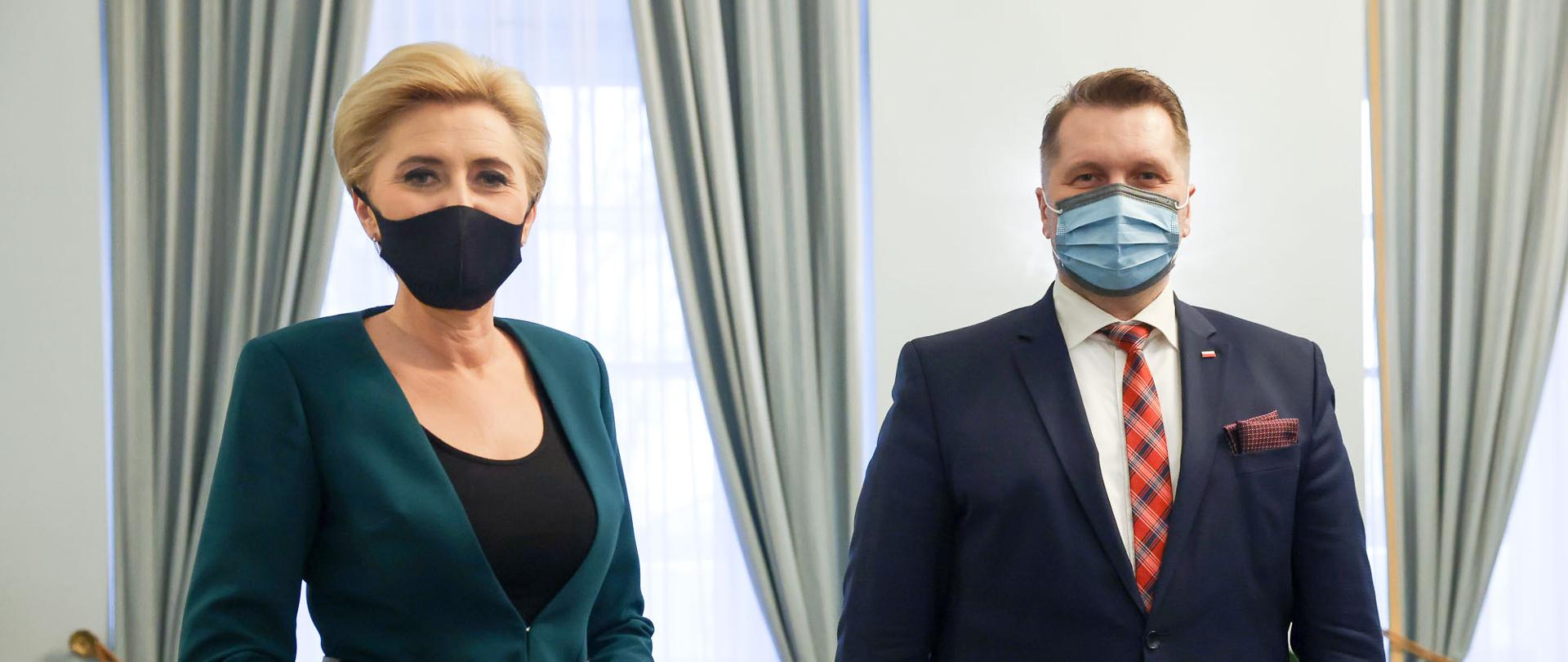 Spotkanie Ministra Edukacji i Nauki z Pierwszą Damą