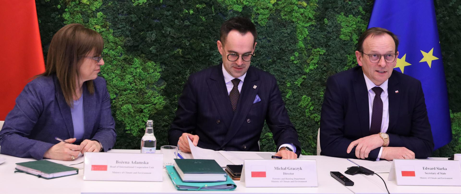 Spotkanie wiceministra Edwarda Siarki z wiceministrem przedsiębiorczości i innowacji Królestwa Szwecji