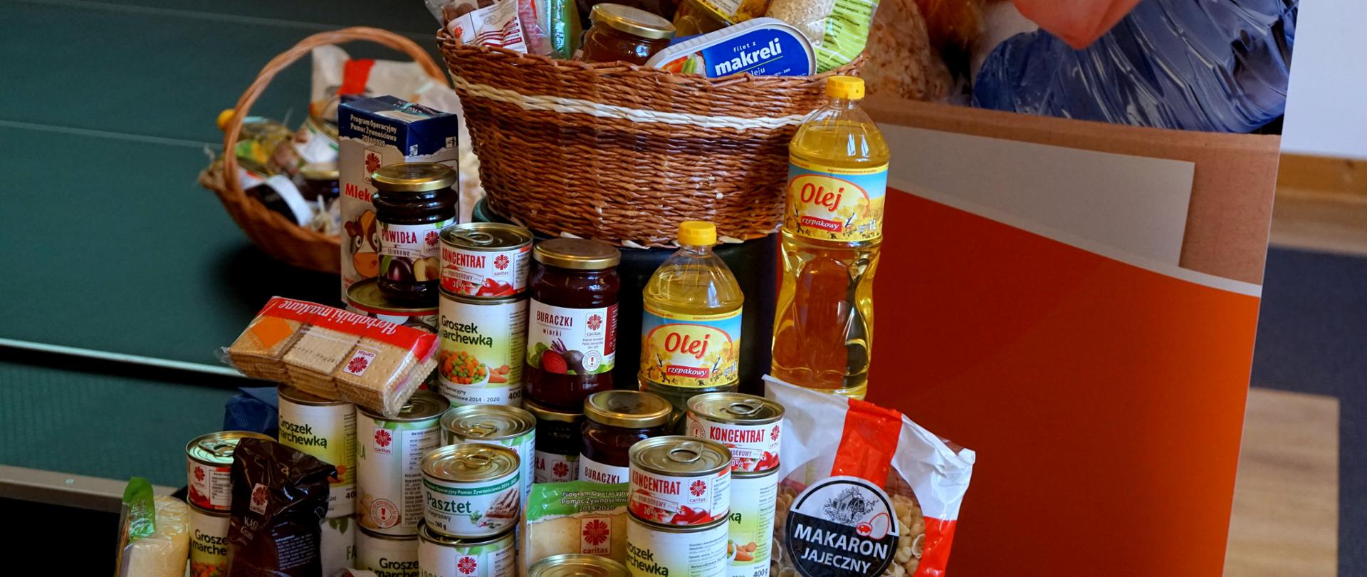 Artykuły spożywcze dystrybuowane w Podprogramie 2018