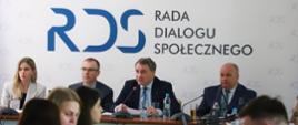Minister Marek Kos na spotkaniu Trójstronnego Zespołu do Spraw Ochrony Zdrowia