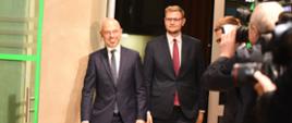 Minister Michał Kurtyka i Minister Michał Woś