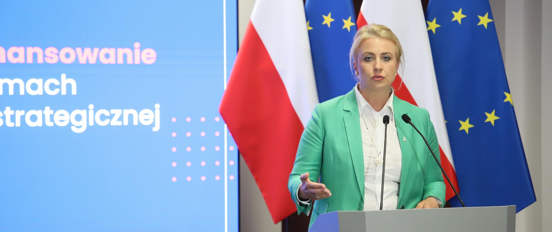 Minister zdrowia Katarzyna Sójka
