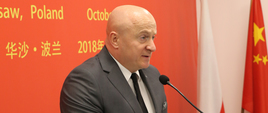 minister stawiarski przemawia