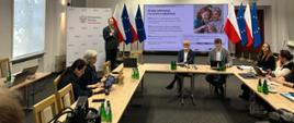zdjęcie z konferencji prasowej nt. e-rejestracji