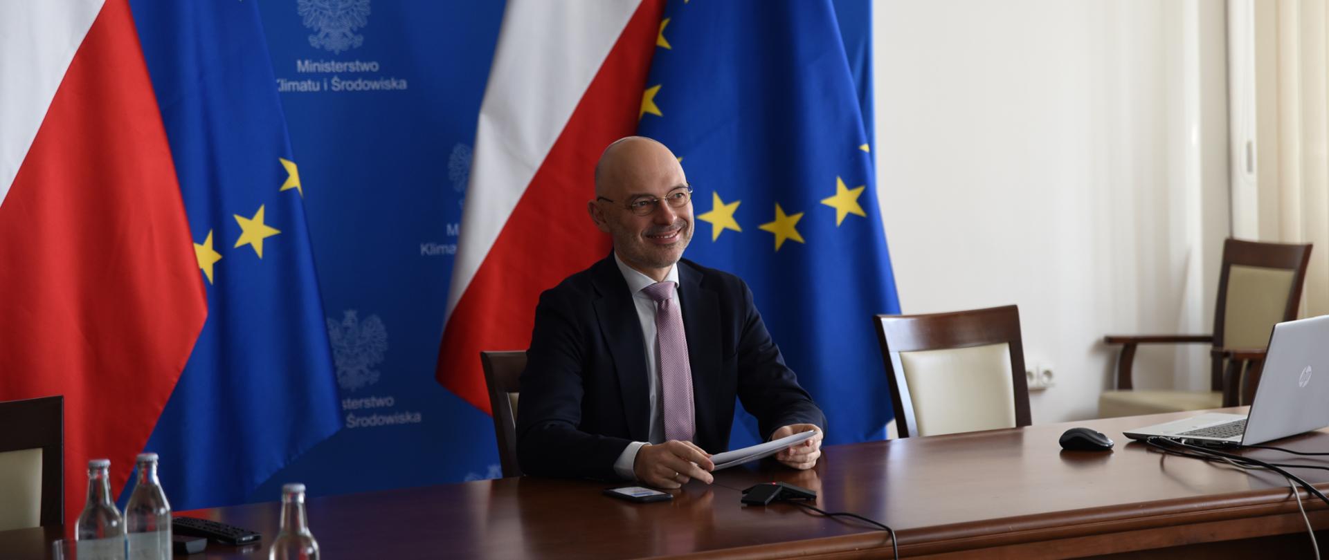 Minister Klimatu i Środowiska podczas spotkania „Climate Positive – Agenda 2021”