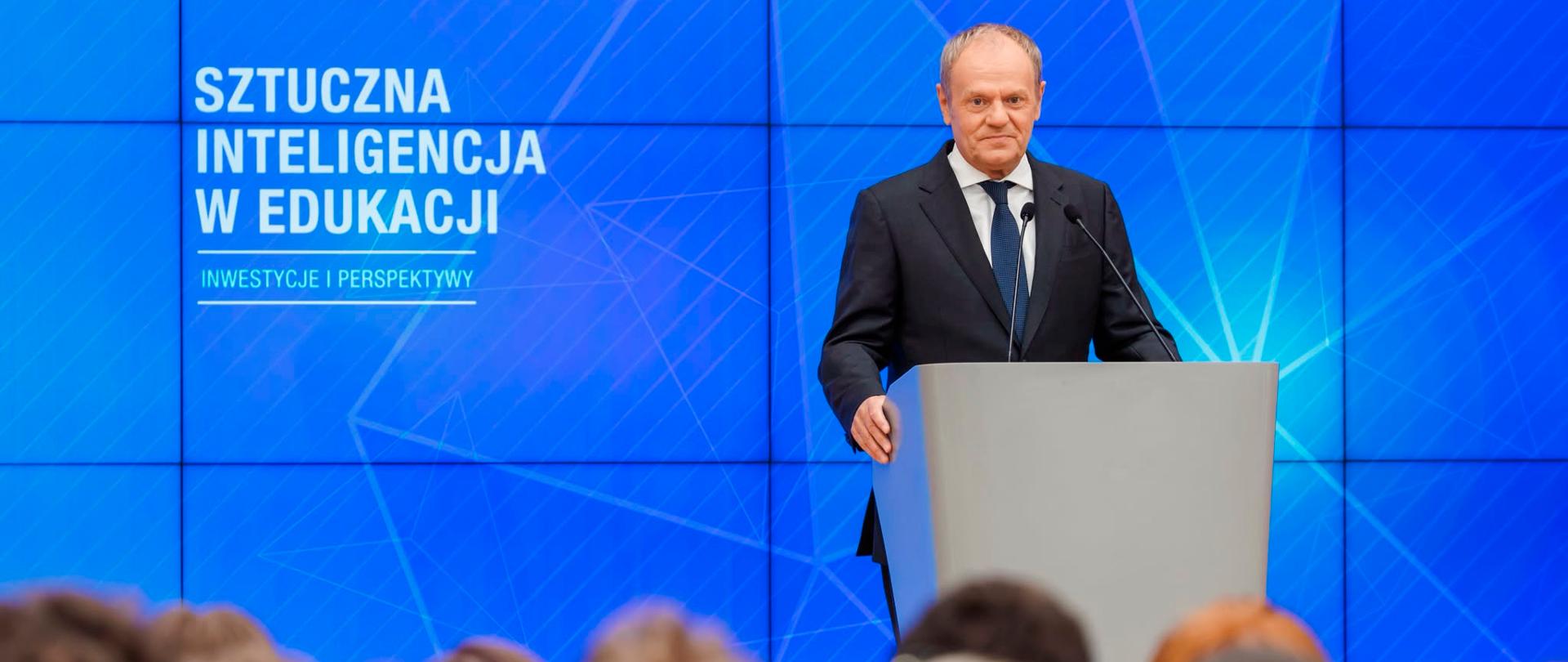 Udział Premiera Donalda Tuska w wydarzeniu "Sztuczna inteligencja w edukacji – inwestycje i perspektywy”