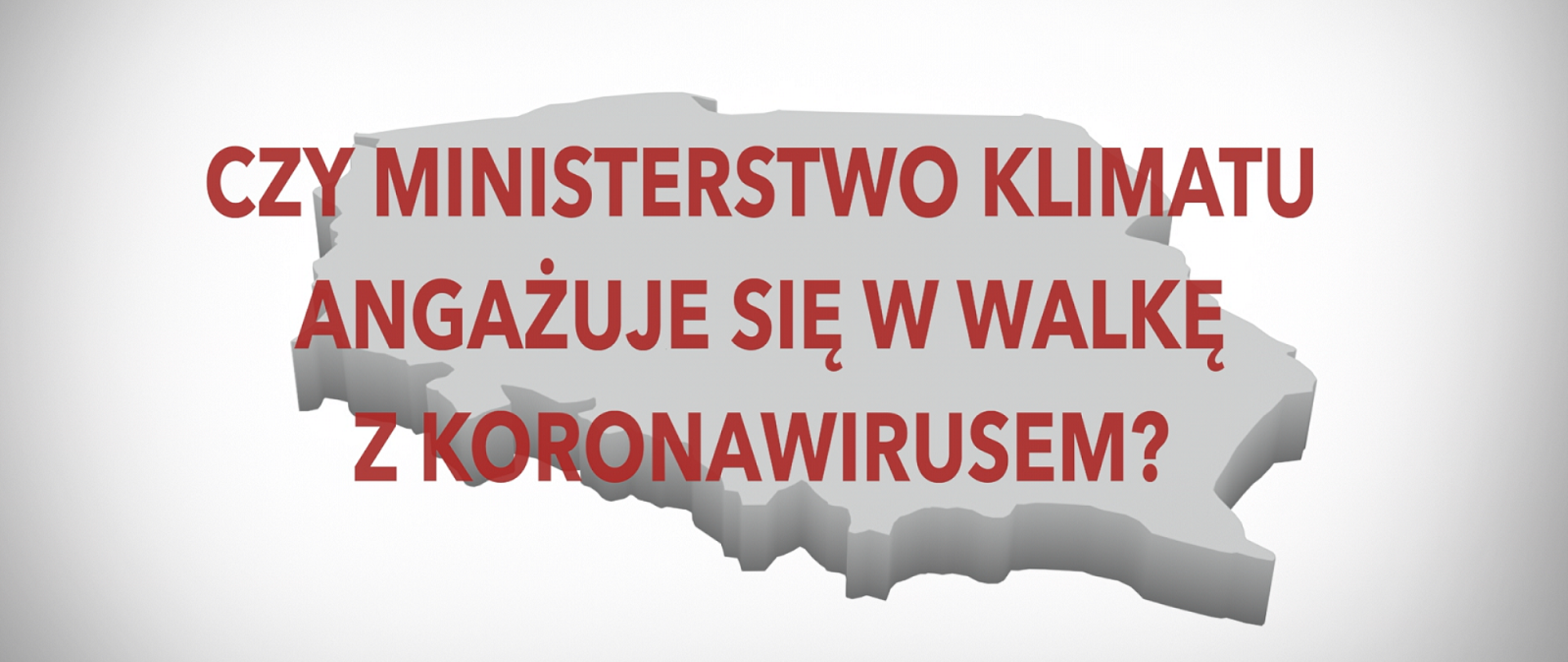 Jak Ministerstwo Klimatu angażuje się w walkę z koronawirusem?