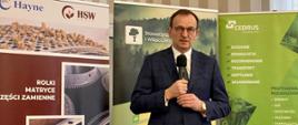 Wiceminister Edward Siarka na „Kongresie Pelletu 2022”