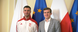 Minister z zawodnikiem