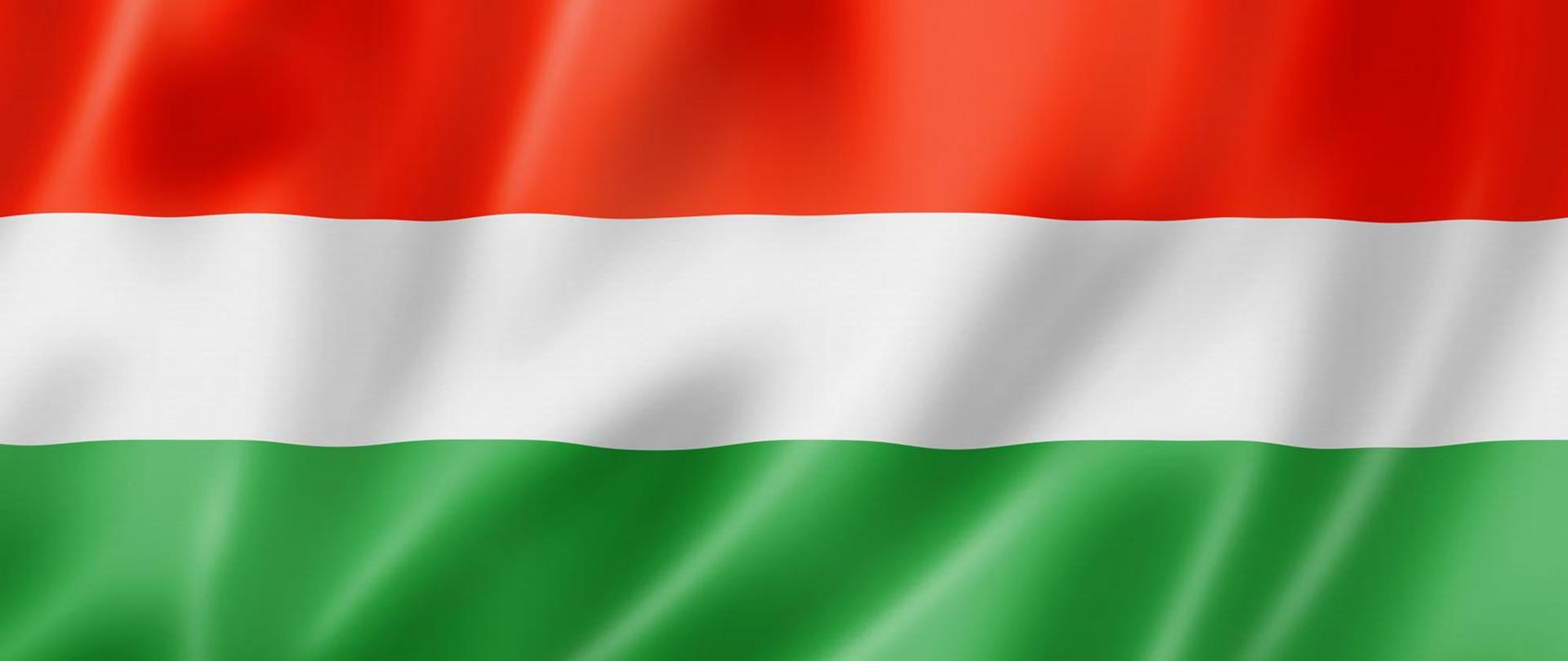 Flaga Węgier.