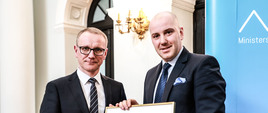 Dyrektor Generalny Ministerstwa Środowiska Grzegorz Mroczek i wiceminister zdrowia Sławomir Gadomski