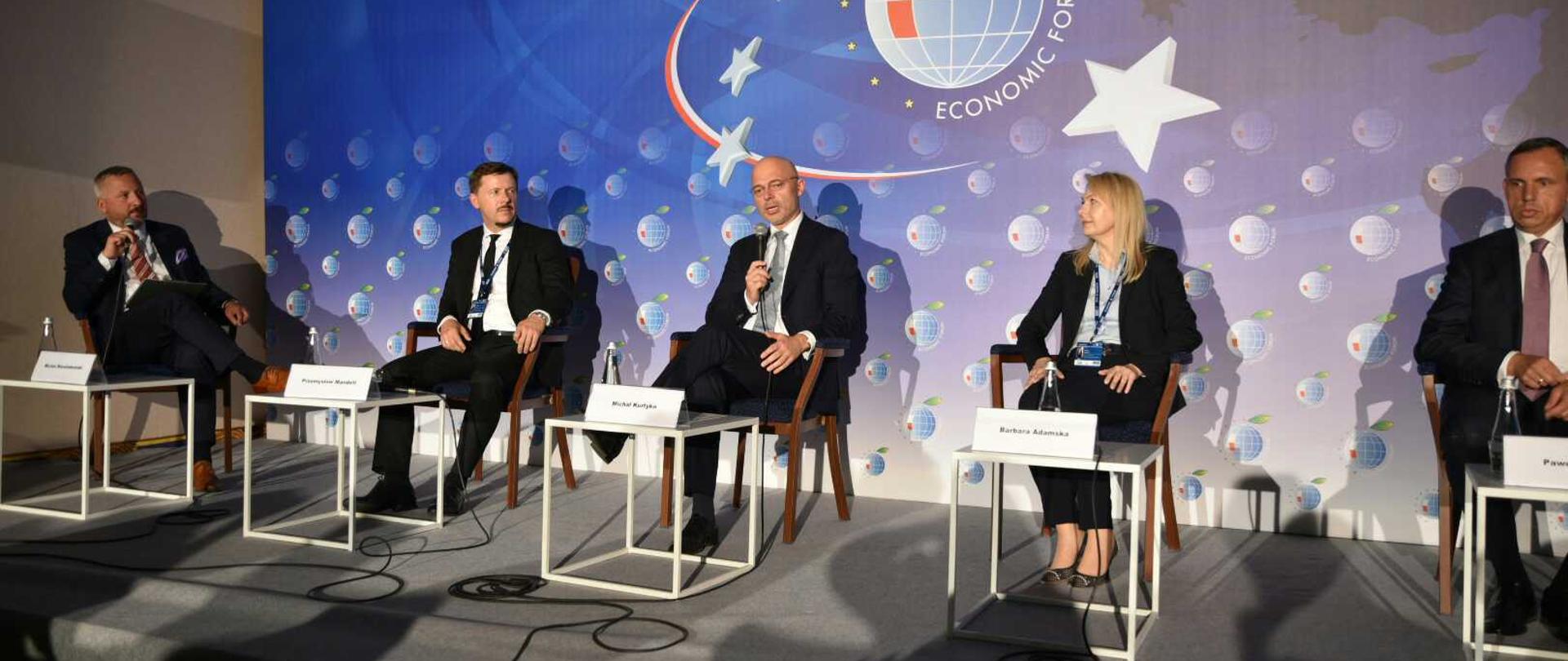 Minister klimatu i środowiska Michał Kurtyka na XXX Forum Ekonomicznym w Karpaczu