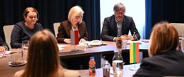 Spotkanie ministry klimatu i środowiska Pauliny Hennig-Kloski i wiceministra Krzysztofa Bolesty z ministrem energii Litwy Lukasem Savickasem