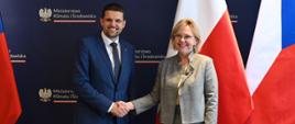 Spotkanie minister Anny Moskwy z Petrem Hladíkem, czeskim ministrem środowiska.