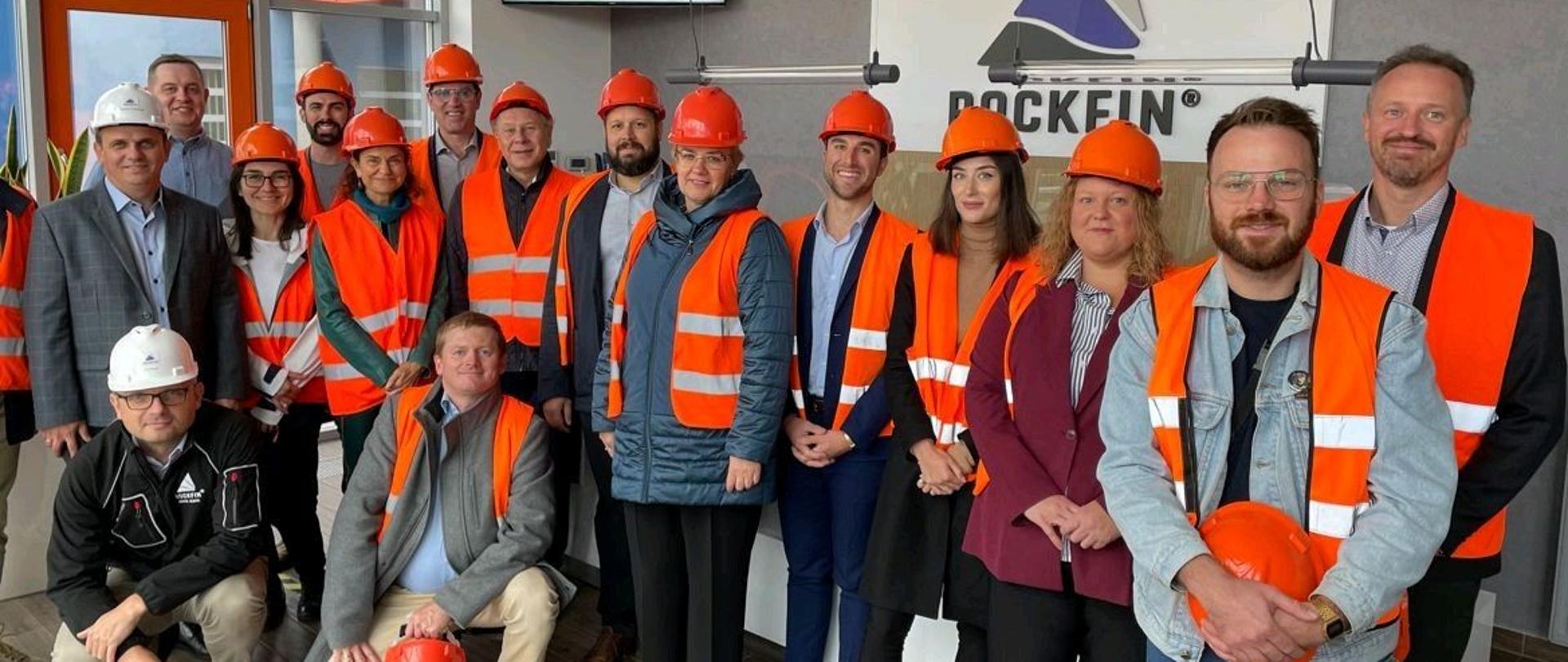 Delegacja z wizytą w firmie Rockfin