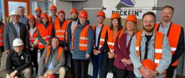 Delegacja z wizytą w firmie Rockfin