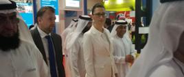 Wiceminister Małgorzata Golińska na targach WETEX w Dubaju.