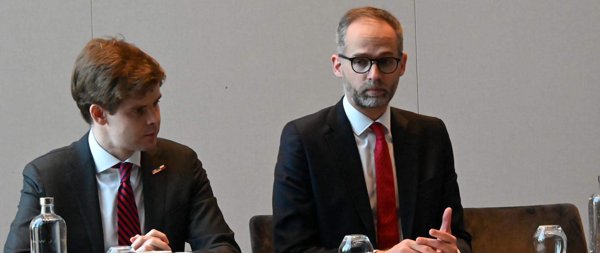 Wiceminister Guibourgé-Czetwertyński o współpracy Polsko-Amerykańskiej