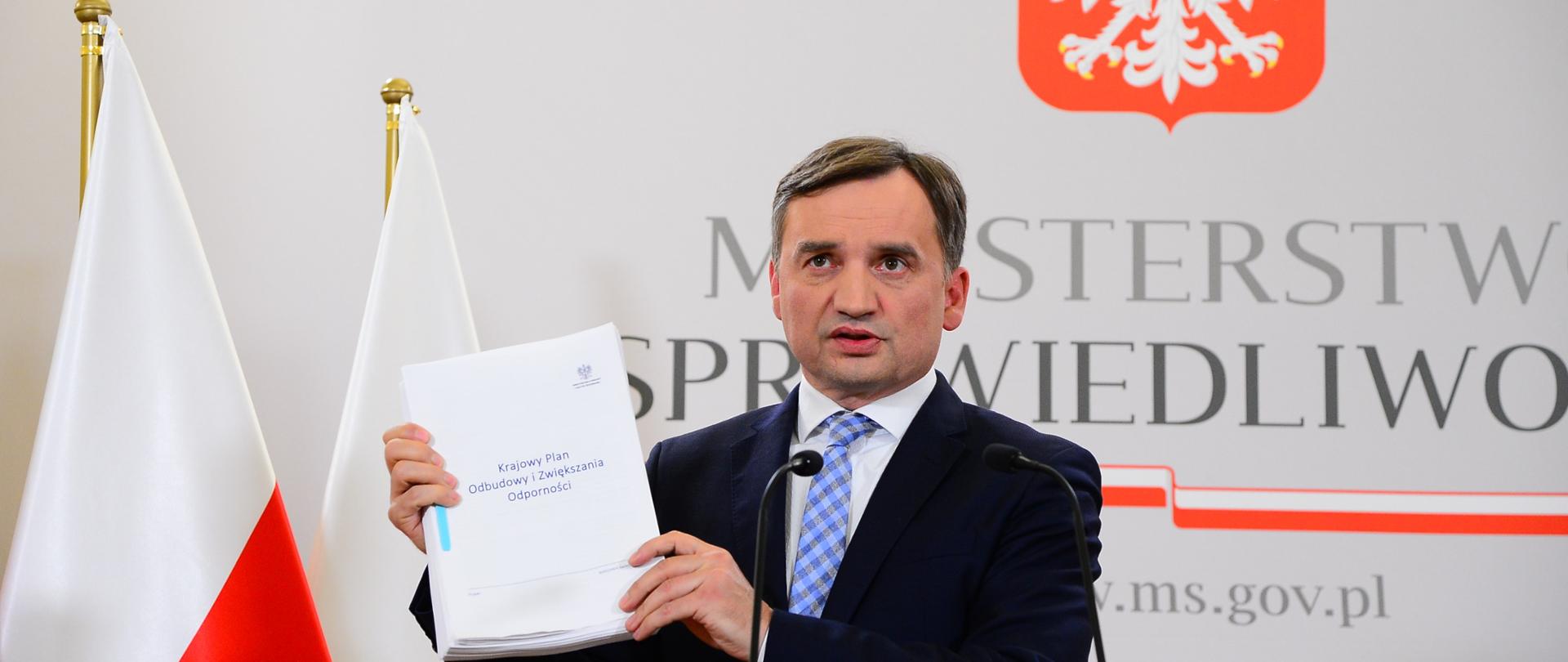 Minister Sprawiedliwości Zbigniew Ziobro 