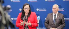 Wiceminister Małgorzata Jarosińska-Jedynak podczas warsztatów FEPW oraz Marszałek Gustaw Marek Brzezin podczas warsztatów FEPW