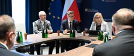 Minister klimatu i środowiska Paulina Hennig-Kloska w trakcie spotkania z Patrickiem Fragmanem, prezesem i dyrektorem wykonawczym Westinghouse Electric Company
