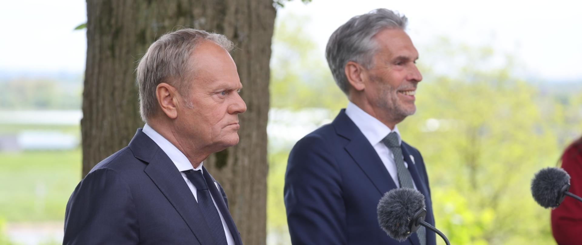Premier Donald Tusk i Premier Dick Schoof