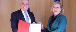 Minister Anna Moskwa podczas nadzwyczajnego posiedzenia ministrów UE ds. energii - spotkanie z Czechami 