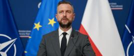 10 czerwca 2026 r. w Warszawie odbył się briefing prasowy Władysława Kosiniaka-Kamysza, wicepremiera - ministra obrony narodowej oraz Magdaleny Sobkowiak Czarneckiej, Pełnomocnika Rządu ds. Instrumentu na rzecz Zwiększenia Bezpieczeństwa Europy. Fot. Krzysztof Niedziela/MON 