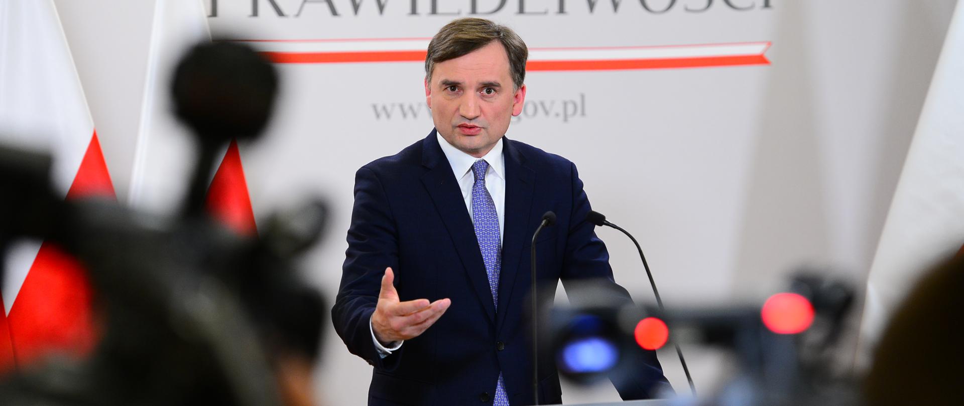 Minister Zbigniew Ziobro