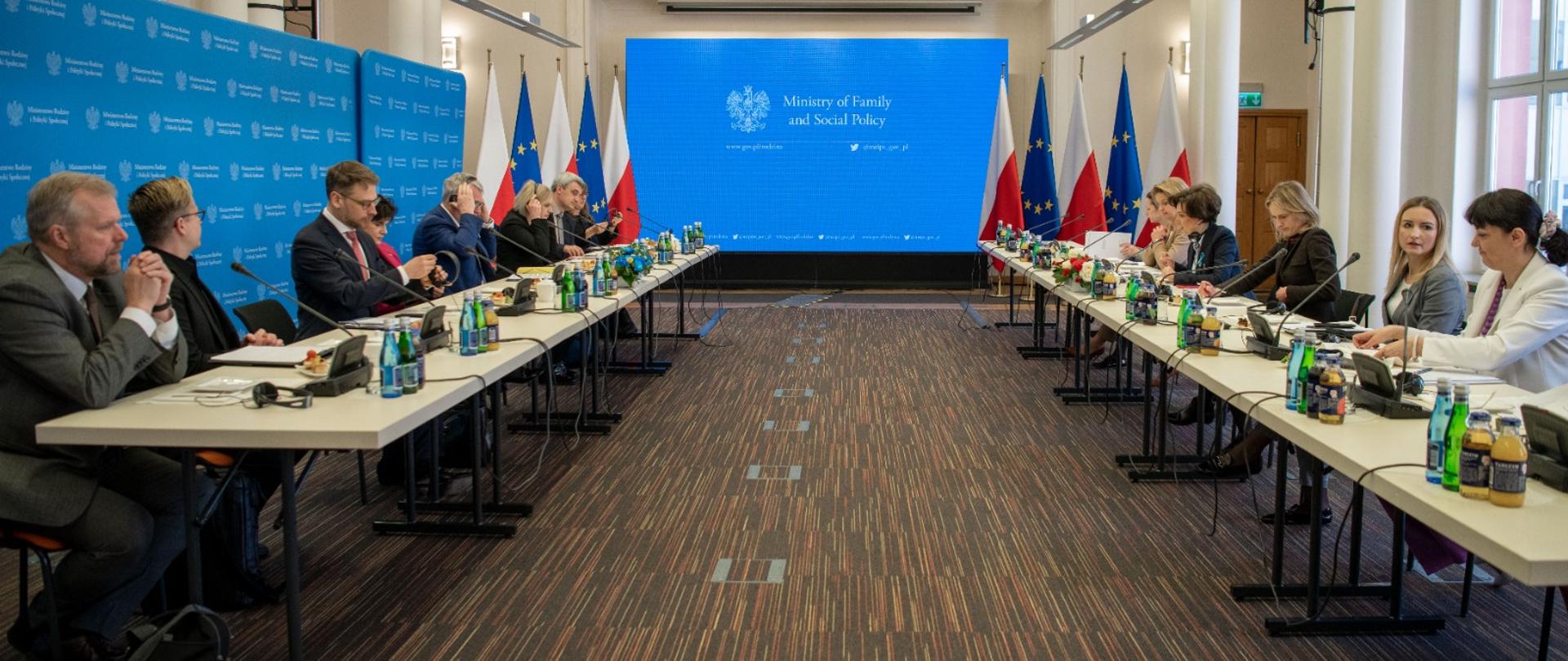 Spotkanie w Ministerstwie Rodziny i Polityki Społecznej 