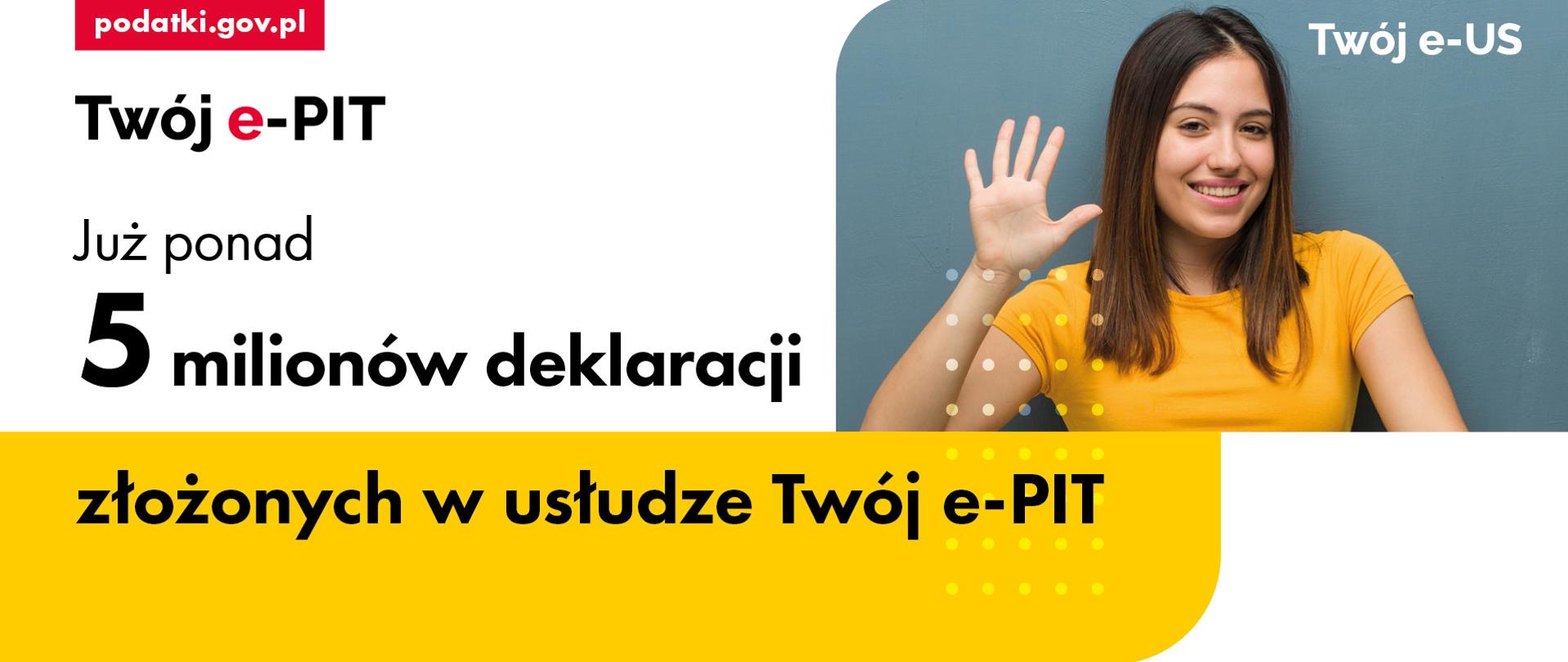 Już ponad 5 milionów deklaracji złożonych w usłudze Twój e-PIT.