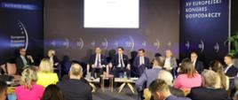 Wiceminister Adam Guibourge-Czetwertyński podczas EKG