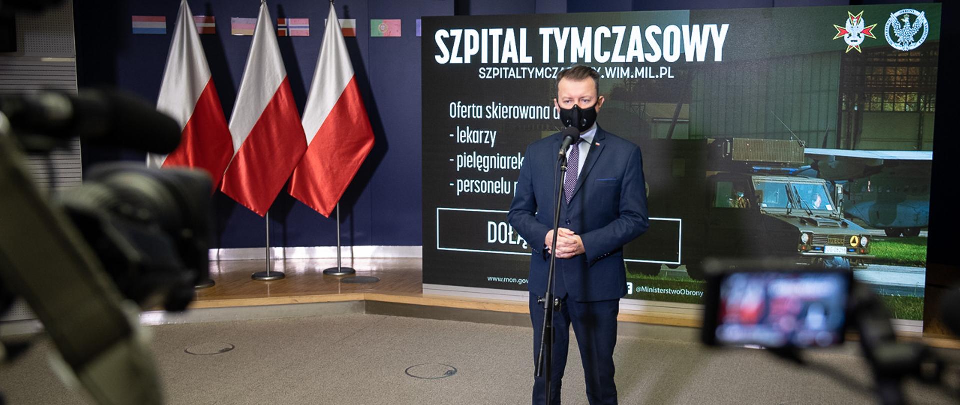 szpital tymczasowy briefing