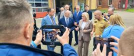 Ministra Paulina Hennig-Kloska podczas wizyty w Zielonej Górze.