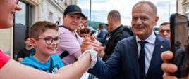 Premier Donald Tusk w Głuchołazach