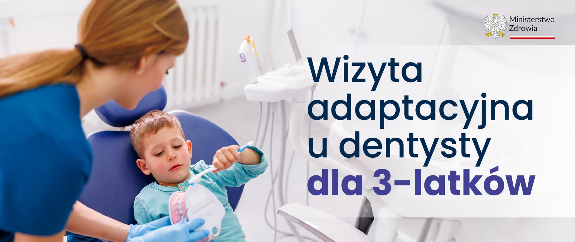 Wizyta adaptacyjna u dentysty dla 3-latków profilaktyka