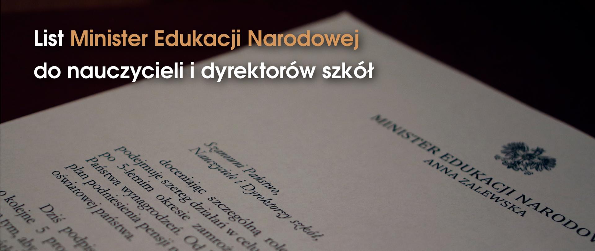 zdjęcie listu