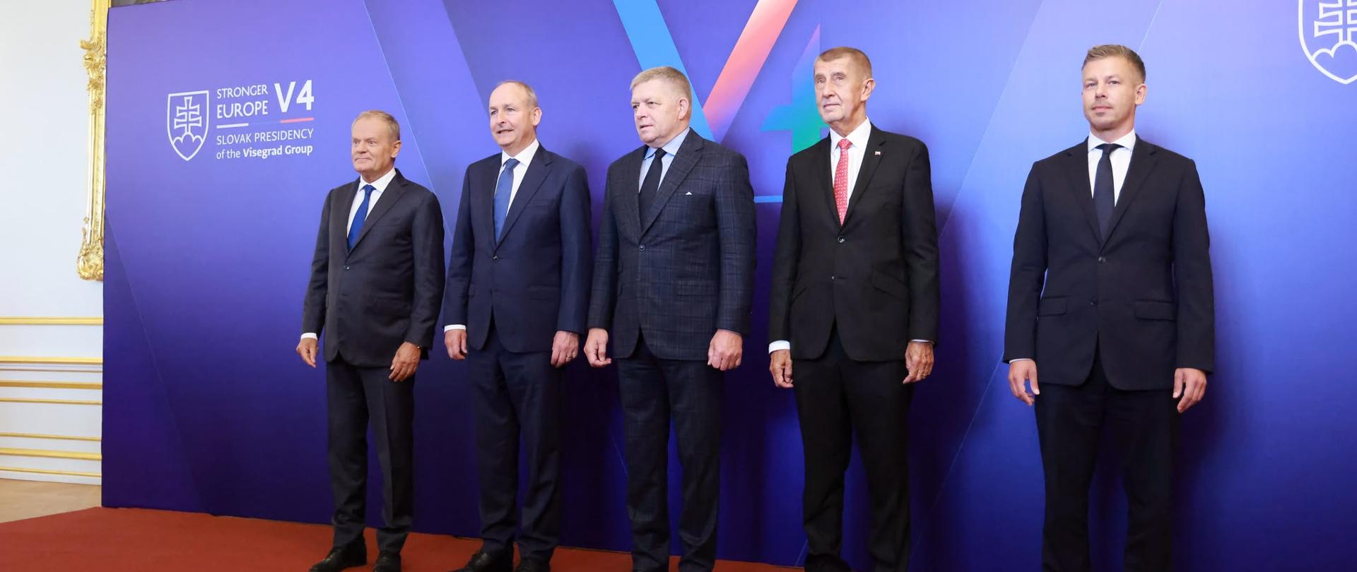 Premierzy Polski, Węgier, Czech, Słowacji i Irlandii 