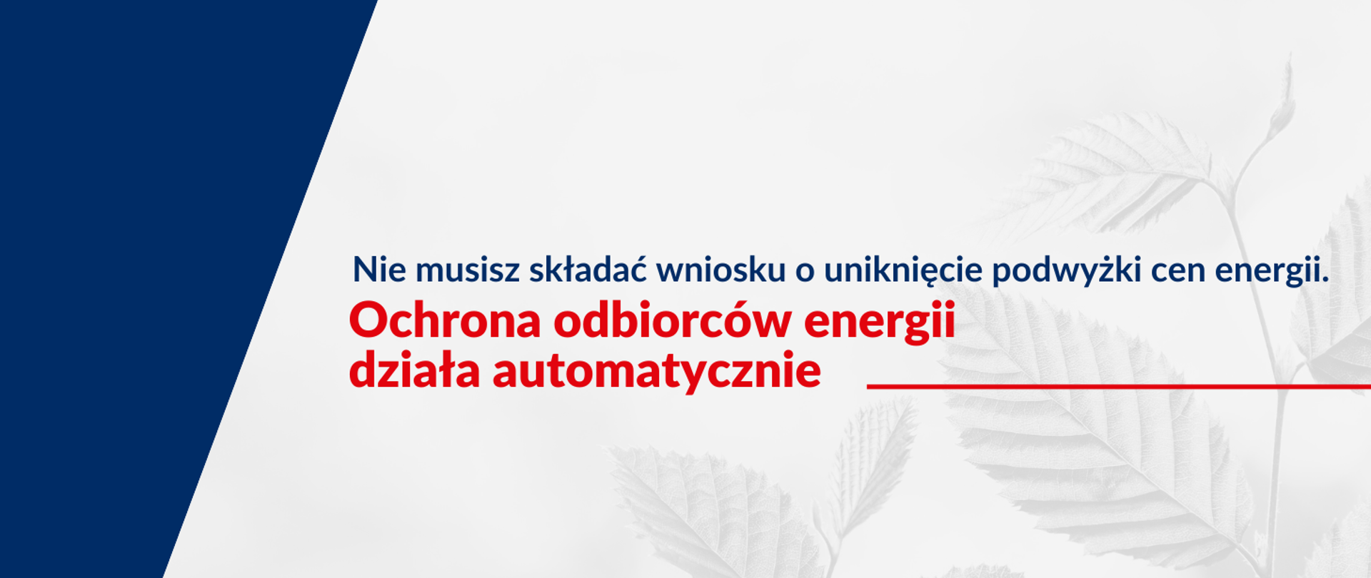 ochrona odbiorców energii działa automatycznie