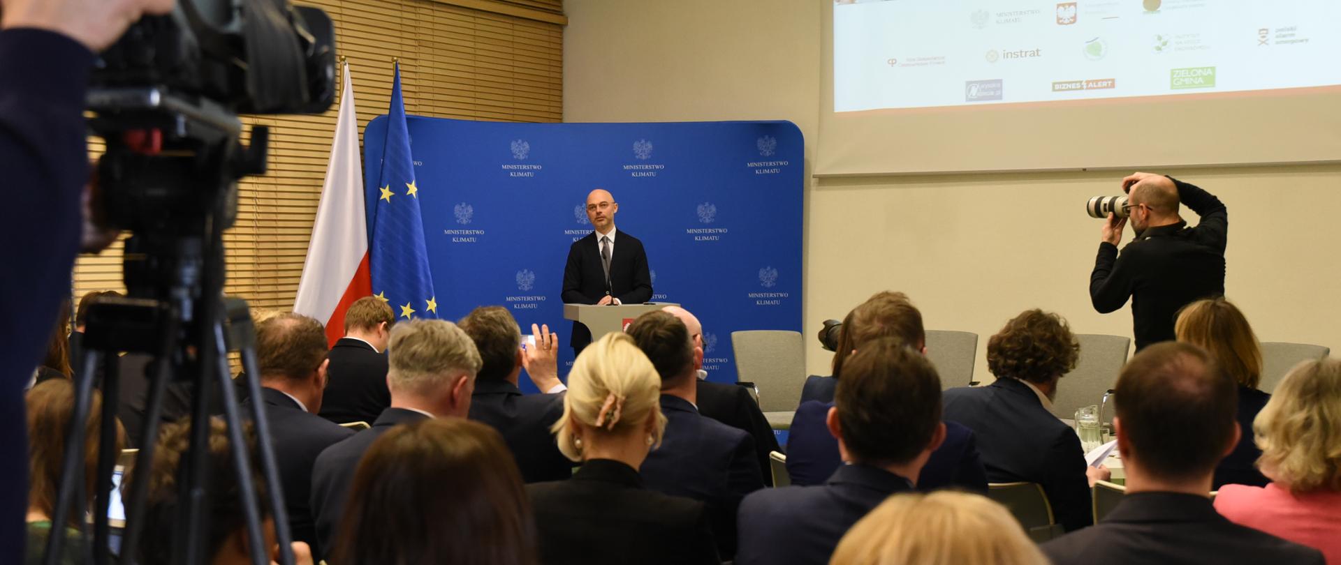 Przemawia Minister Klimatu Michał Kurtyka