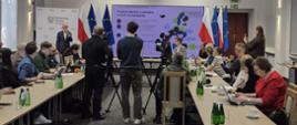 zdjęcie z konferencji prasowej nt. e-rejestracji