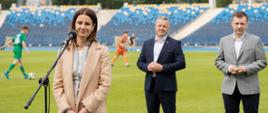 Konferencja prasowa, Stadion Zawiszy w Bydgoszczy 