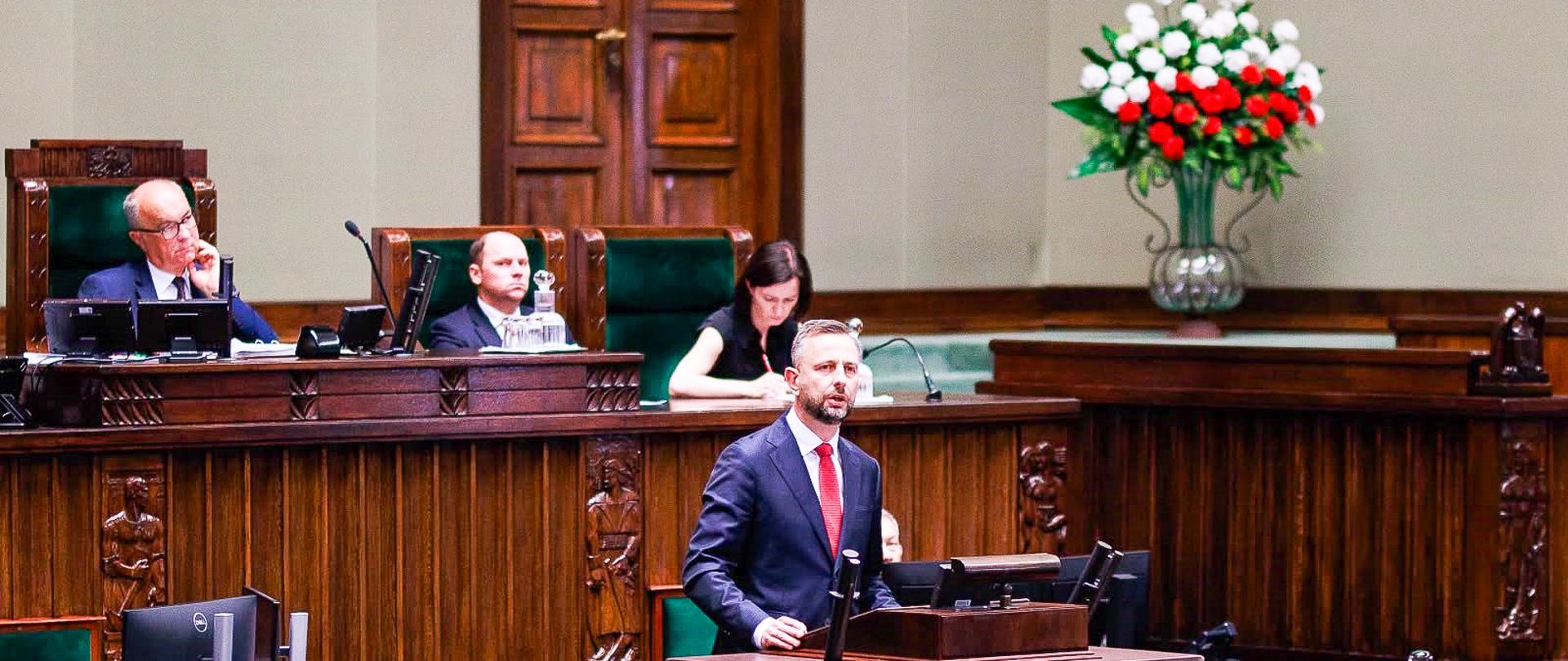 31 lipca, wicepremier-minister obrony narodowej Władysław Kosiniak-Kamysz przedstawił w Sejmie Rzeczypospolitej Polskiej szczegółową informację rządu dotyczącą nocnego ataku rakietowego Federacji Rosyjskiej na terytorium Ukrainy oraz działań podjętych przez Wojsko Polskie w celu ochrony polskiej przestrzeni powietrznej.
