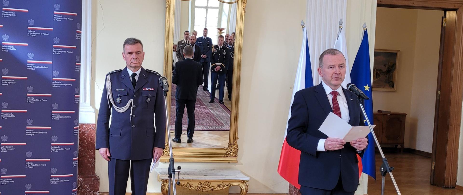 Przyjęcie z okazji Święta Wojska Polskiego w Ambasadzie RP w Pradze